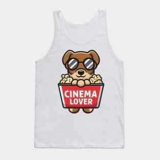 cinema lover dog Tank Top